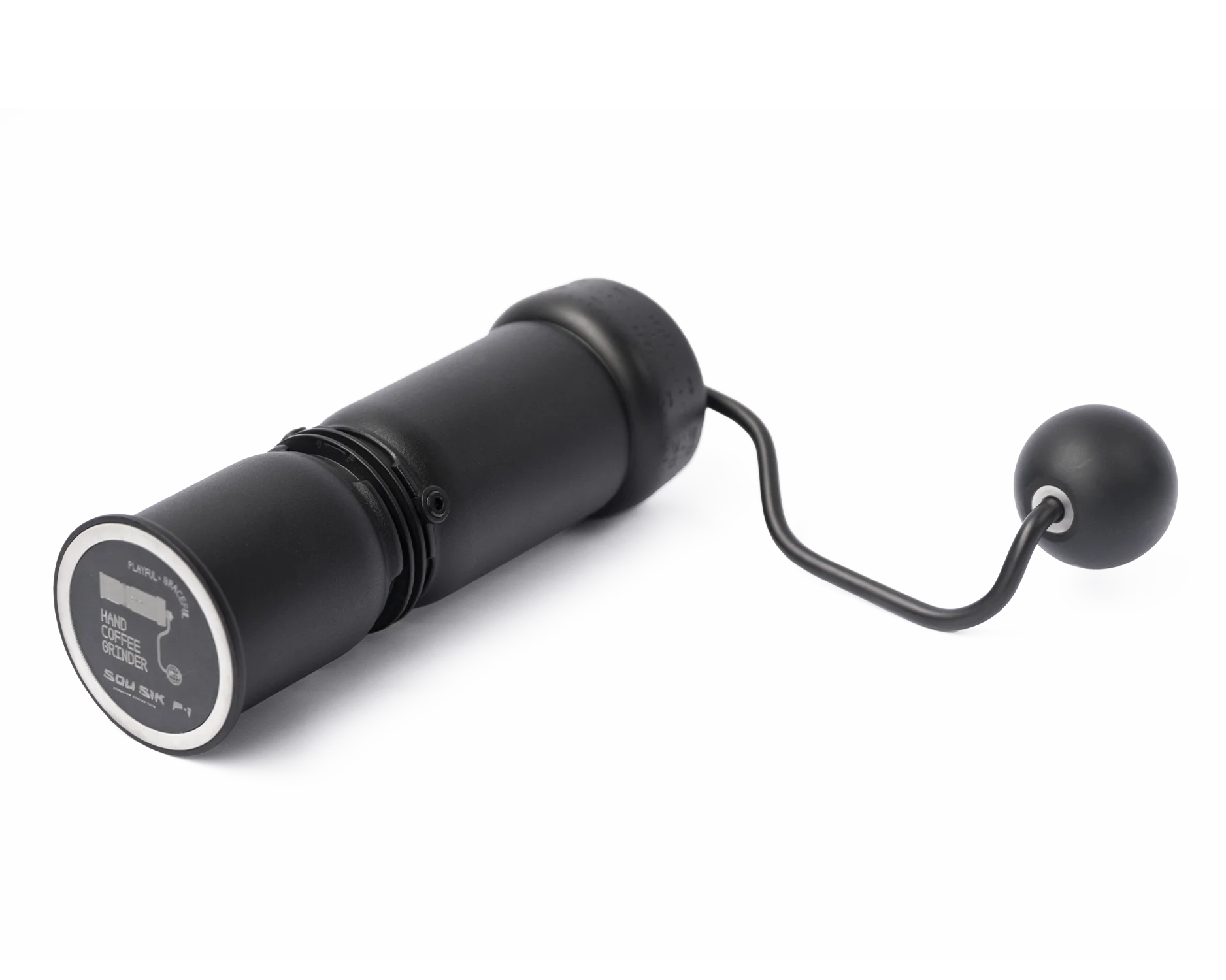 P-1 Hand Coffee Grinder - Black DLC Coating Aluminum