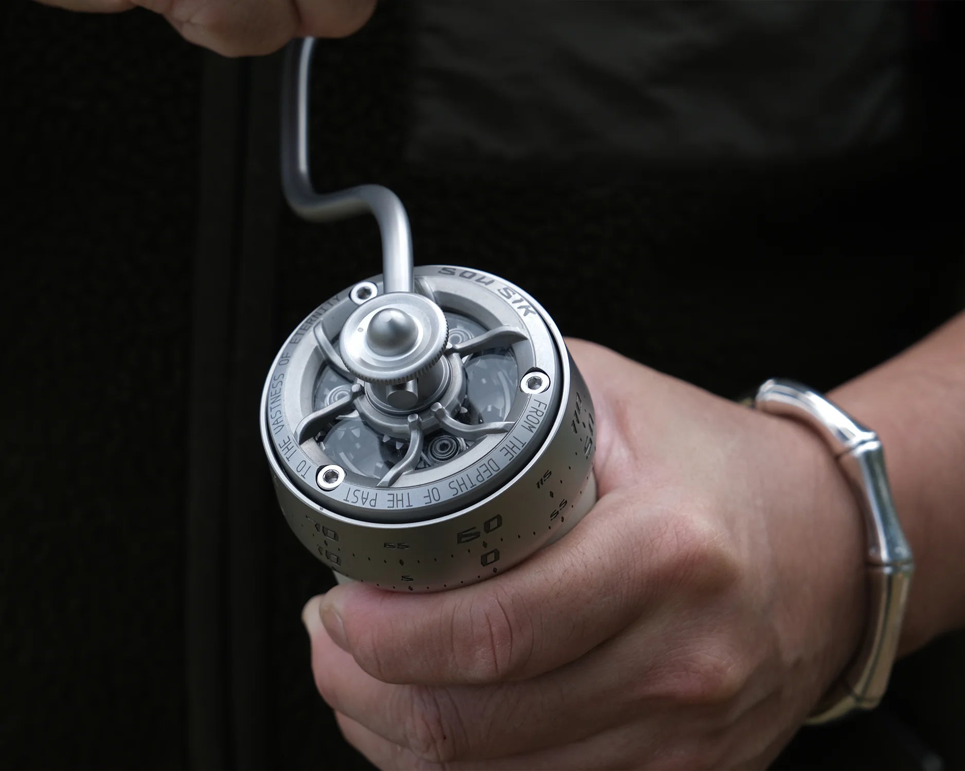 P-1 Hand Coffee Grinder - Desert Yellow Aluminum