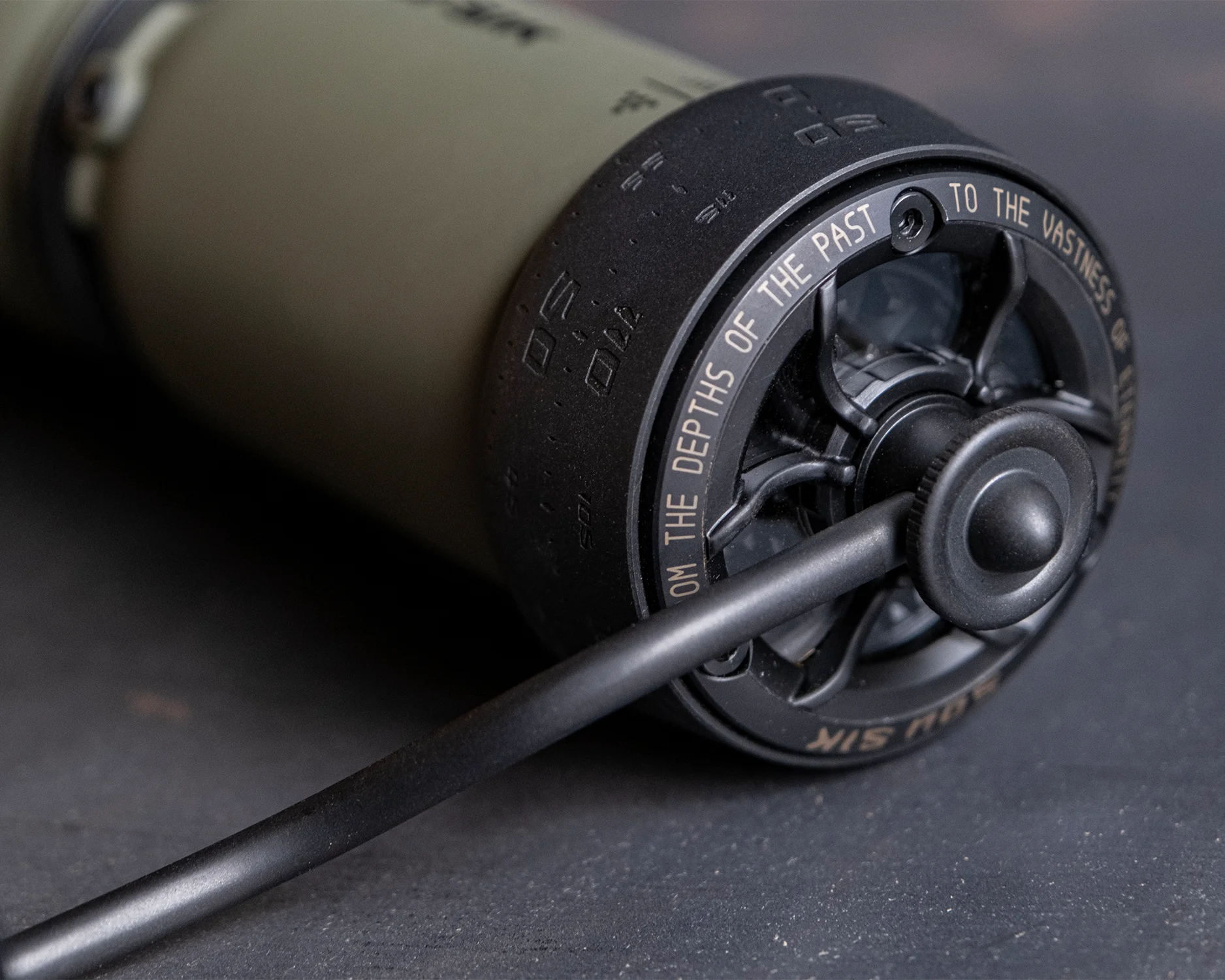 P-1 Hand Coffee Grinder - Dark Olive DLC Coating Aluminum