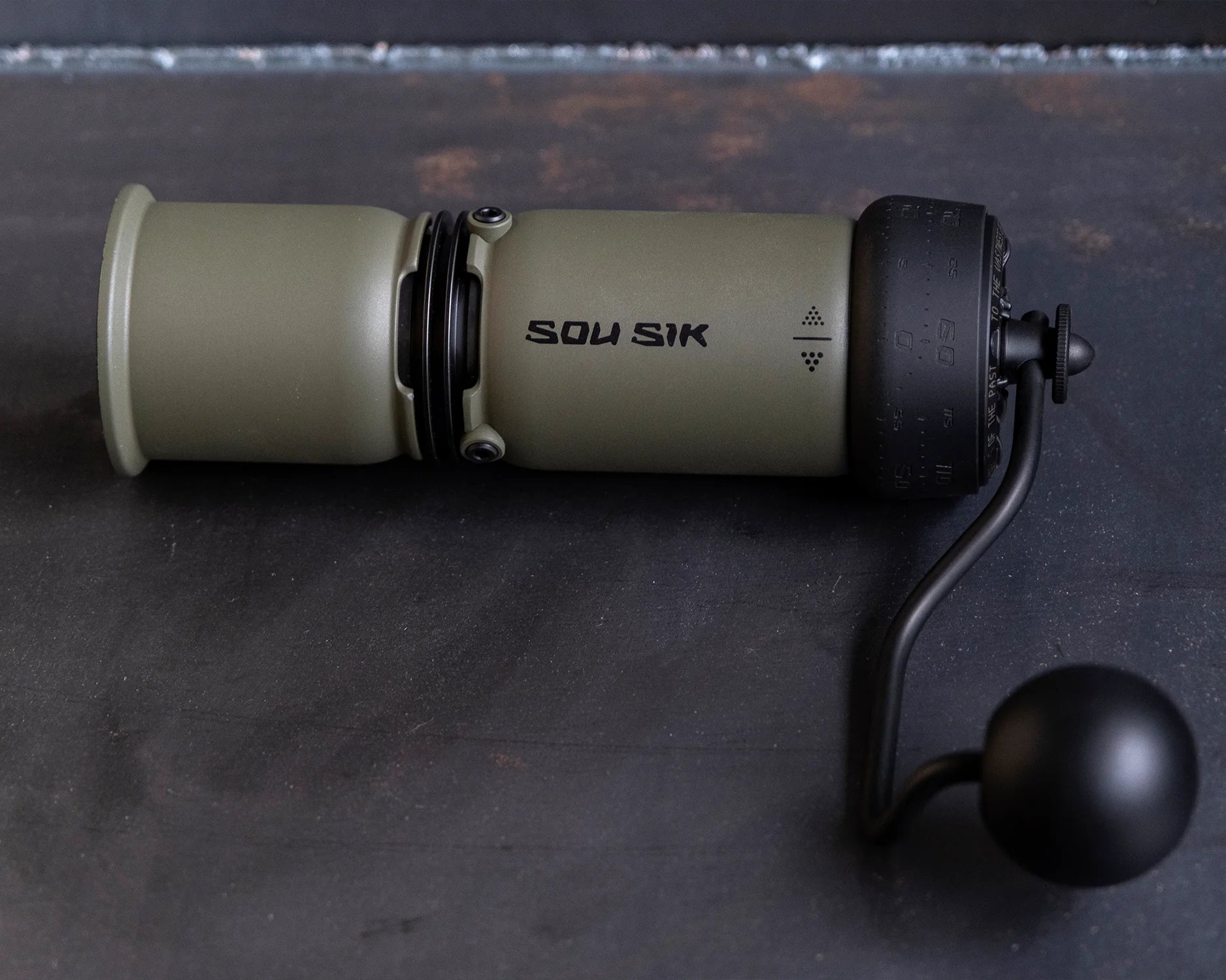 P-1 Hand Coffee Grinder - Dark Olive DLC Coating Aluminum