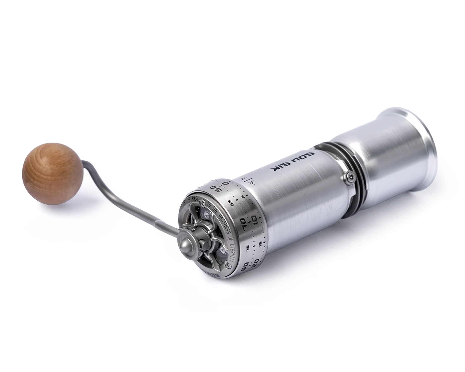 P-1 Hand Coffee Grinder - Raw Aluminum
