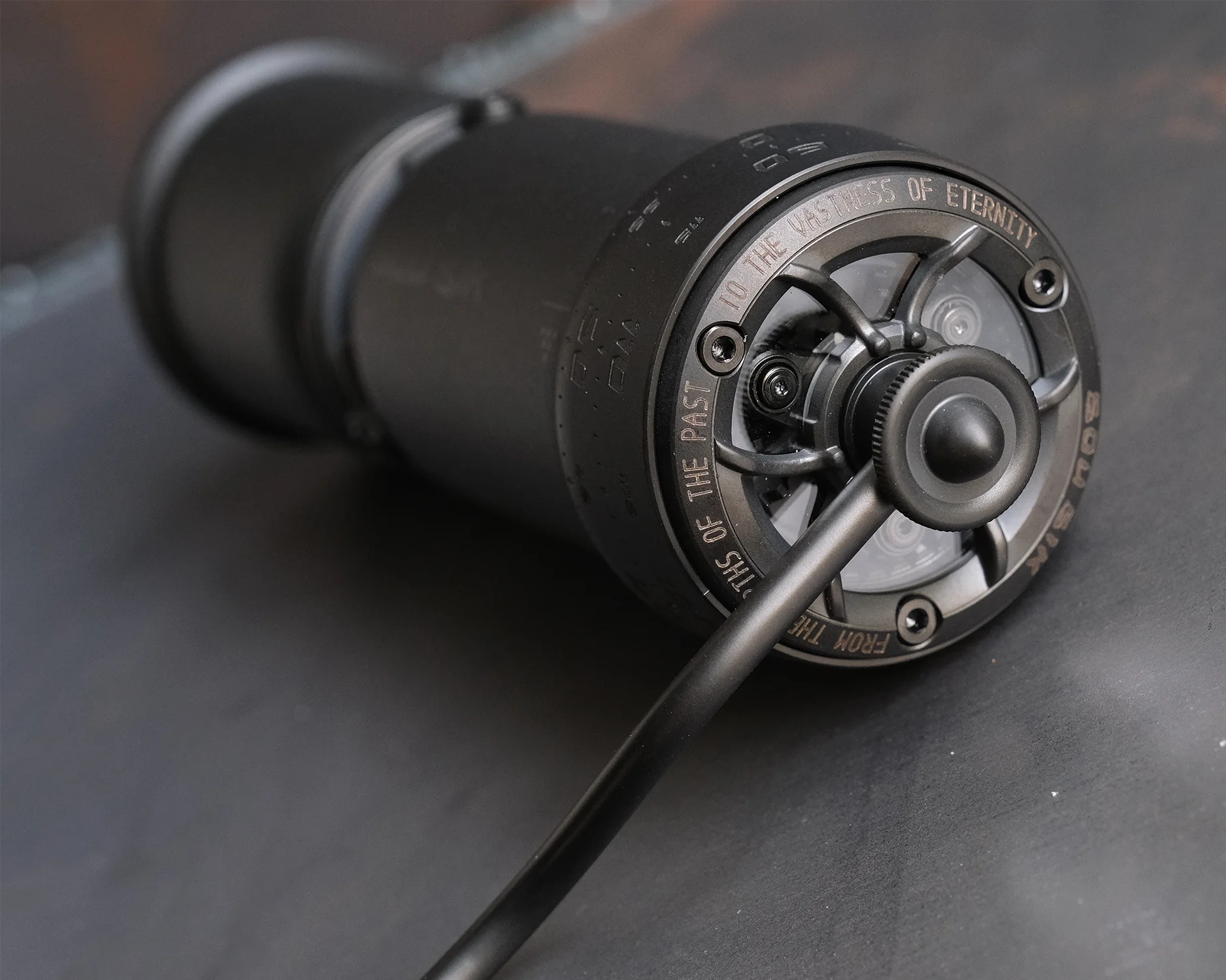 P-1 Hand Coffee Grinder - Black DLC Coating Aluminum