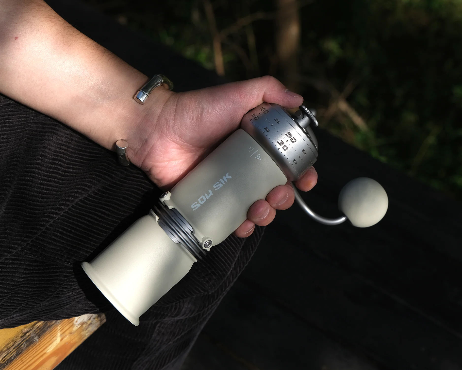 P-1 Hand Coffee Grinder - Desert Yellow Aluminum