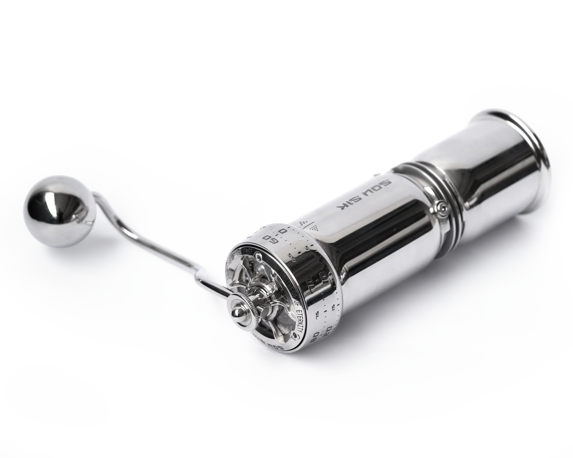 P-1 Hand Coffee Grinder - Mirror Polished Stainless Steel
