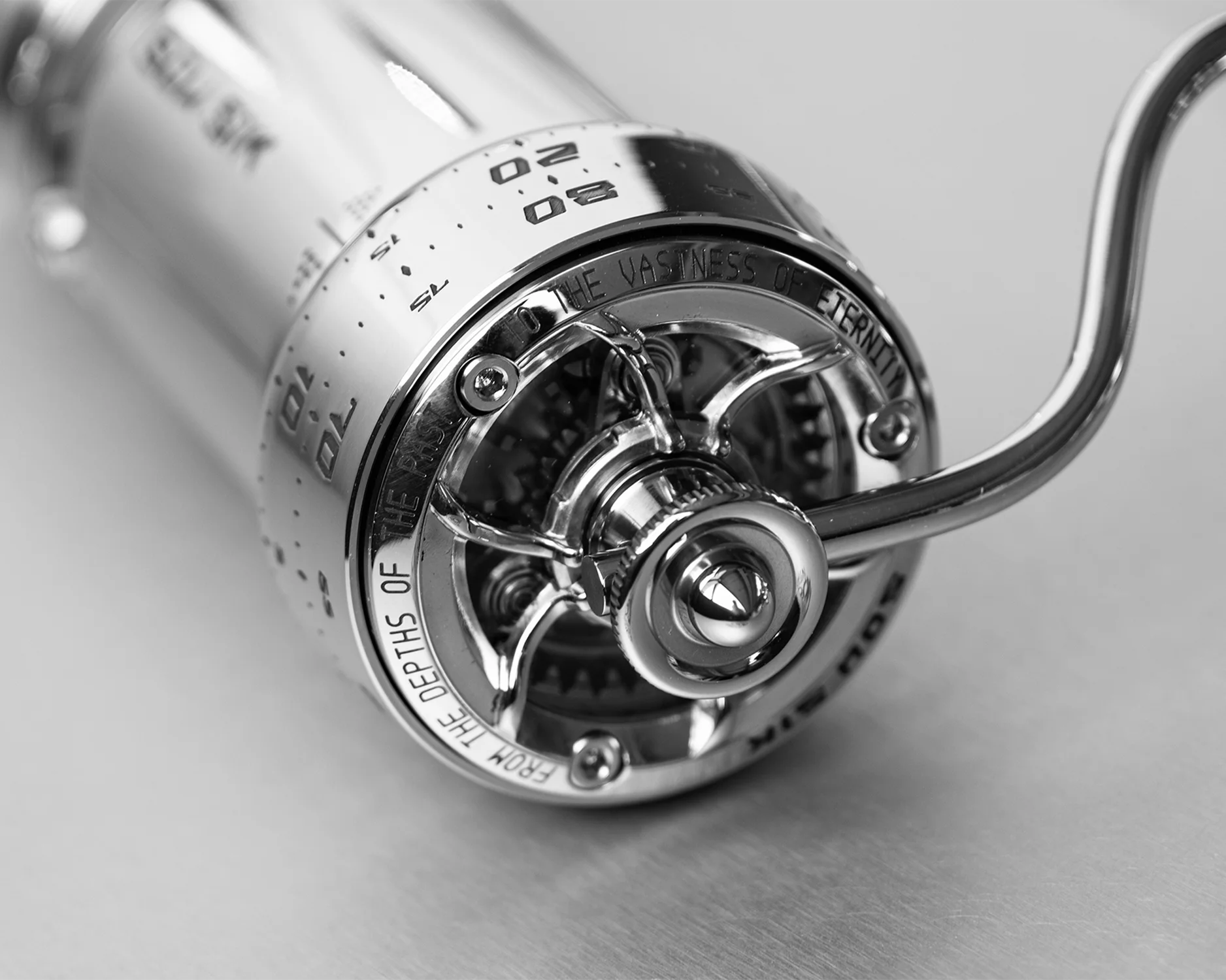 P-1 Hand Coffee Grinder - Mirror Polished Stainless Steel